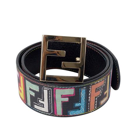 fendi fur belt|Fendi belt colorful.